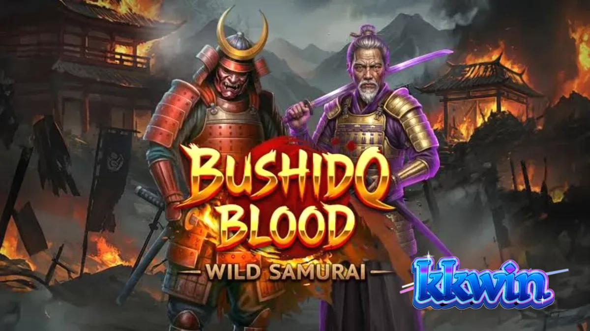 Tampilan visual slot Bushido Blood dengan tema samurai dan elemen klan tradisional.